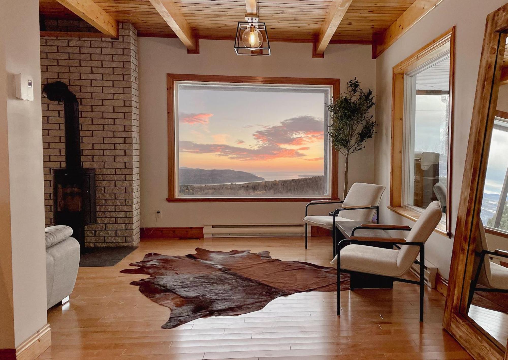Villa Gorgeous View 10 Min To Massif Hot Tub And Garage Baie-Saint-Paul Exterior foto